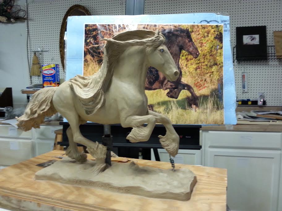 Baking a Super Sculpey Figure - Equine Art by Lynda Sappington